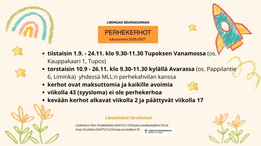 tähtiä, kukkia, sateenkaari